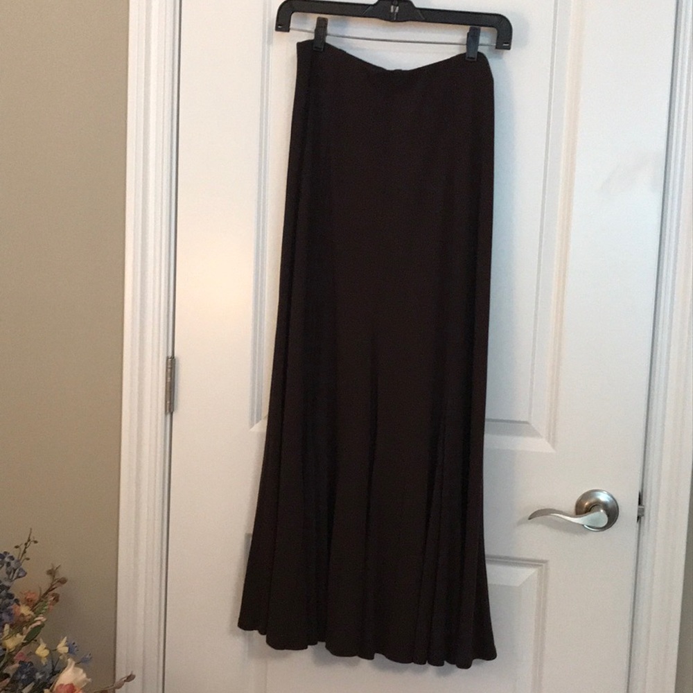 CAbi long gored skirt